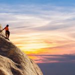 Mountain climber, sky, landscape — La Grada Online: The Ultimate Football News Platform